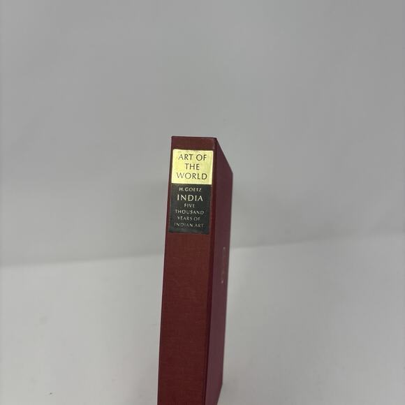 Art of the World India by Hermann Goetz Slip Cover Miniature Print Artcore RARE - Picture 7 of 16